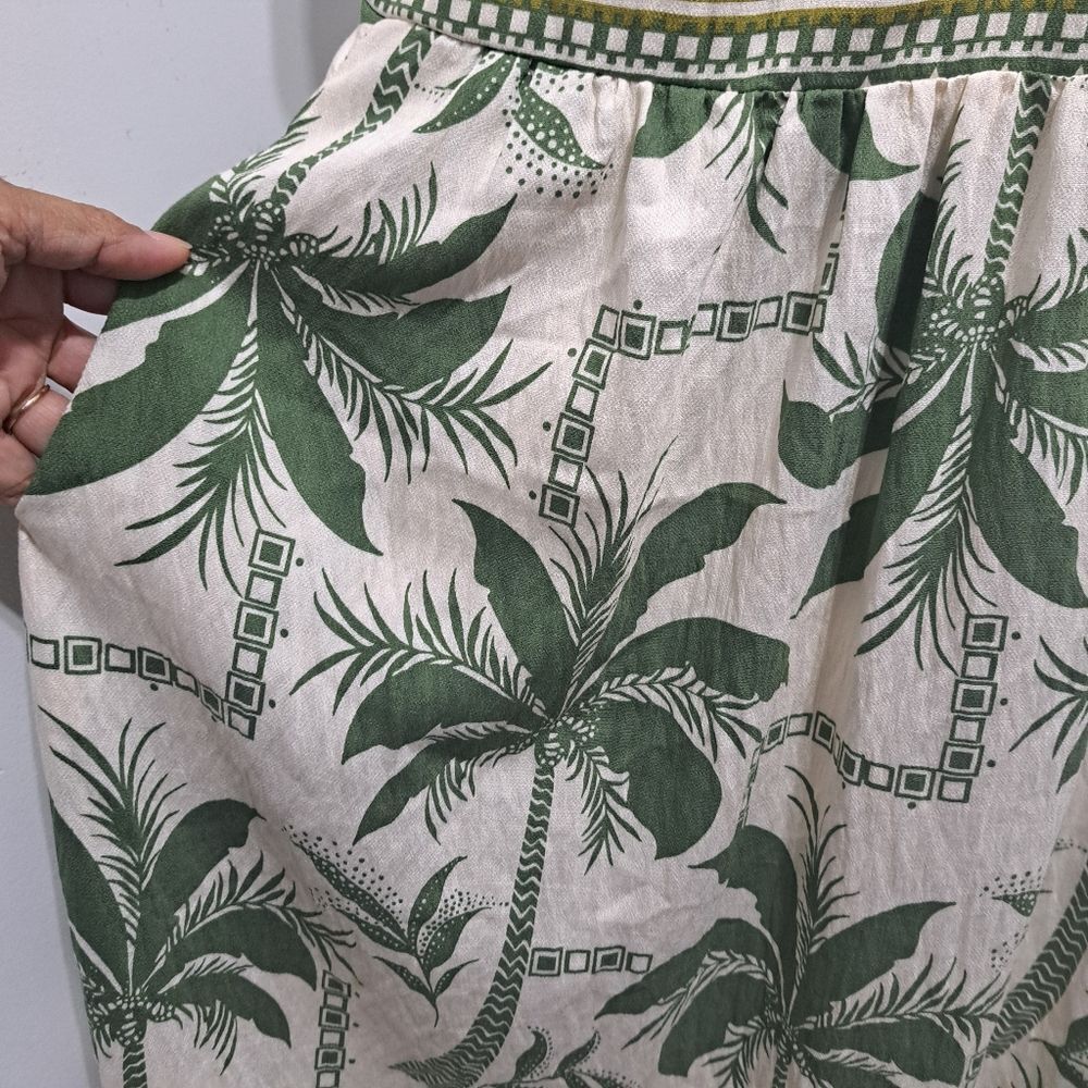 BloomChic  Tropical Palm Print Boho Chic Midi Dress Size 22-24 Multi-Color NWT - Picture 12 of 17